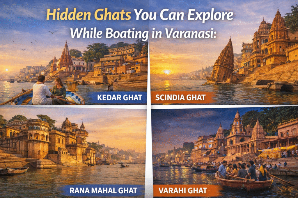 Hidden Ghats You Can Explore While Boating in Varanasi
