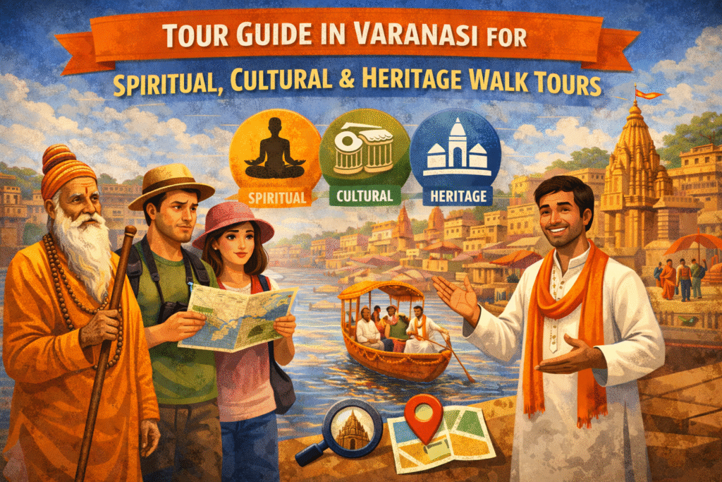 Tour Guide in Varanasi for Spiritual, Cultural & Heritage Walk Tours