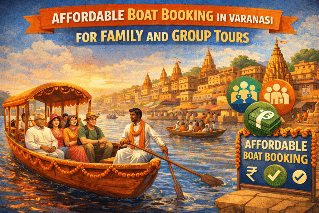 Affordable Boat Booking in Varanasi for Family and Group Tours